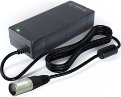 GO SOLID! ® Oplader geschikt voor Qwic e-bike Adapter - 42V 2A - XLR-4 - 4 polig