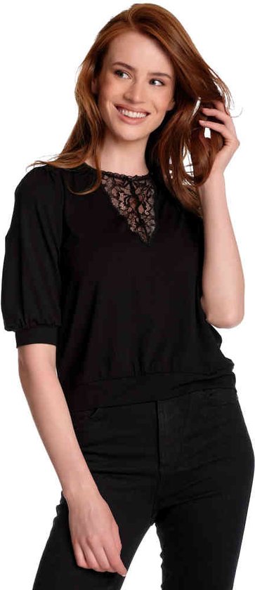 Vive Maria SUMMER LACE Vintage SPITZE Collar CUT-OUT Kurzarm SHIRT main image 1