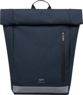 Lefrik Reflective Roll Rolltop Laptop Rugzak - Eco Friendly - Recycled Materiaal - 15,6 inch - Navy