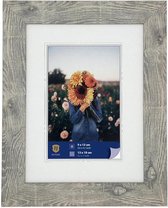 Fotolijst - Henzo - Dahlia - Fotomaat 13x18 cm - Grijs