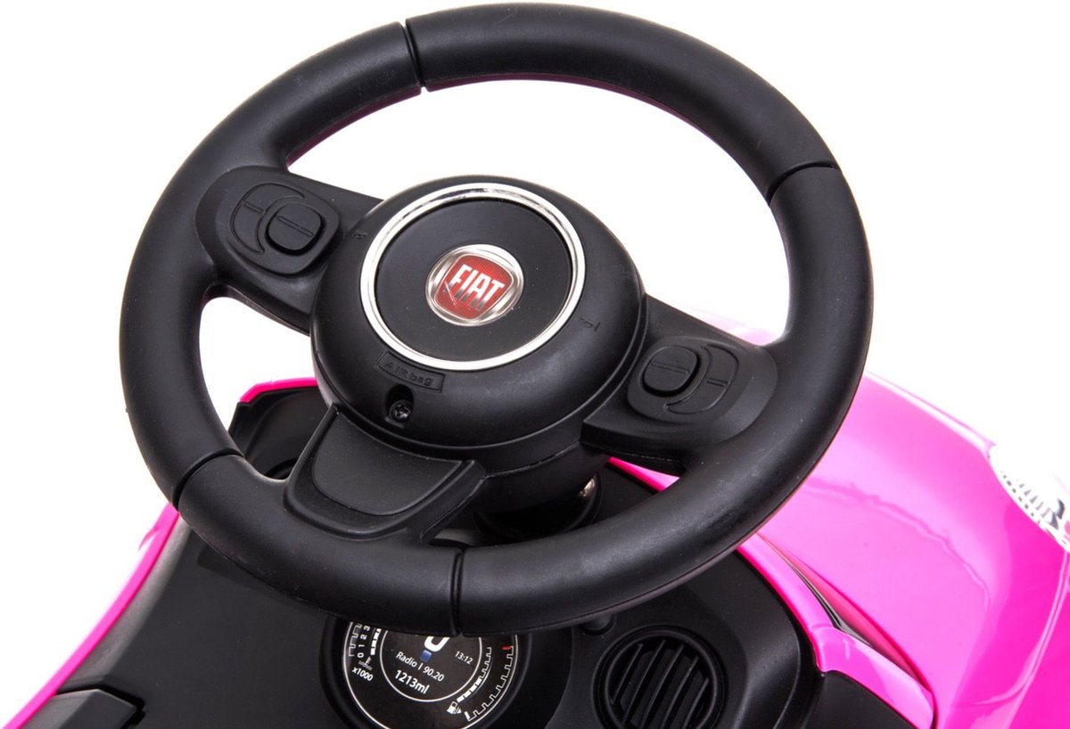 Fiat 500 Loopauto Roze
