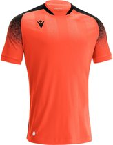 Macron Alioth Shirt Korte Mouw Heren - Oranje / Zwart | Maat: 5XL