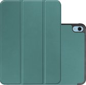 Hoesje Geschikt voor iPad 2022 Hoesje Case Hard Cover Hoes Book Case - Donkergroen