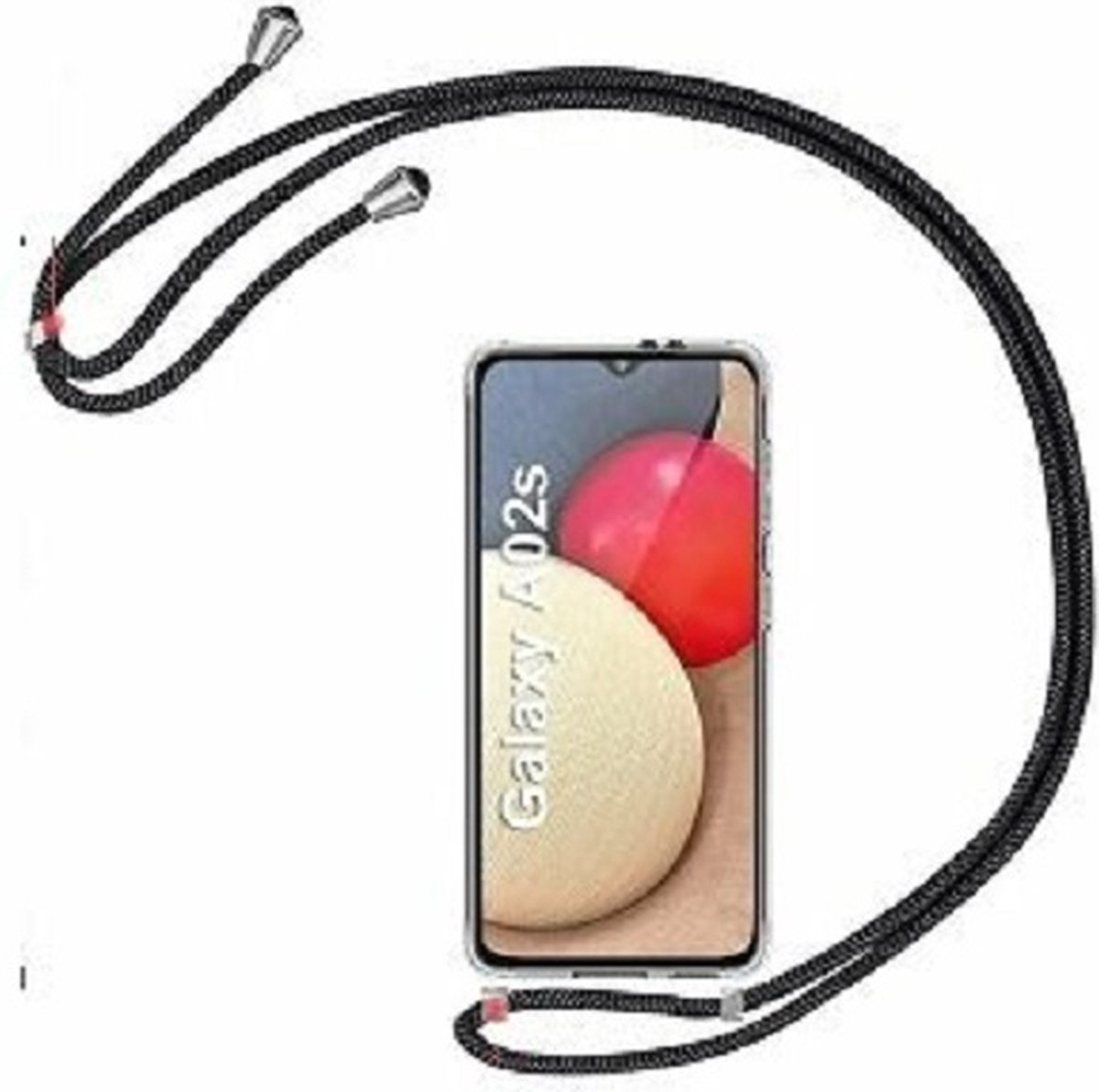 Samsung A02s Hoesje Met Koord Transparant