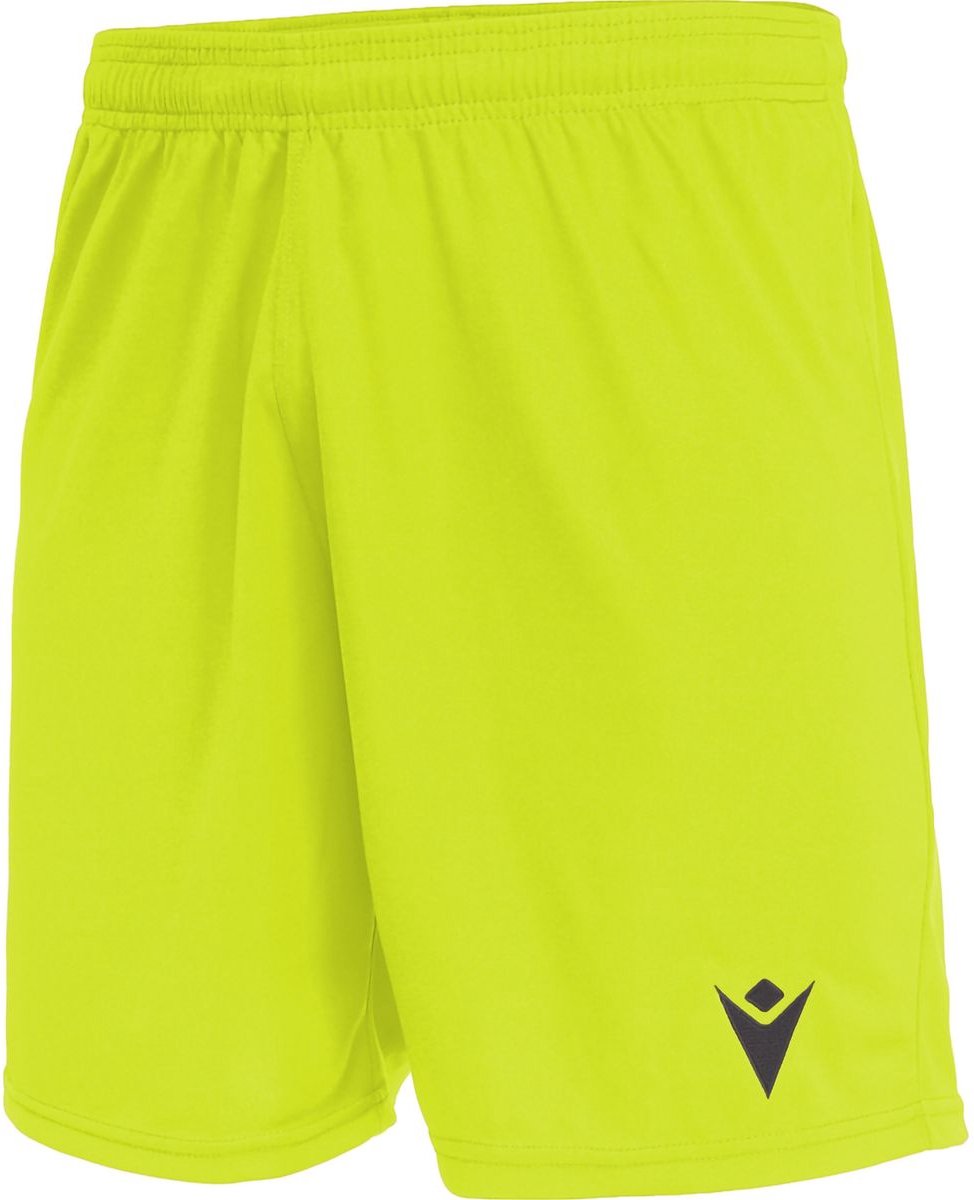 Macron Mesa Hero Short Heren - Fluogeel | Maat: S