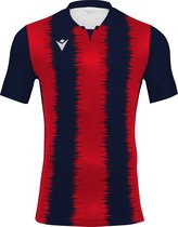 Macron Miram Shirt Korte Mouw Kinderen - Marine / Rood | Maat: 164