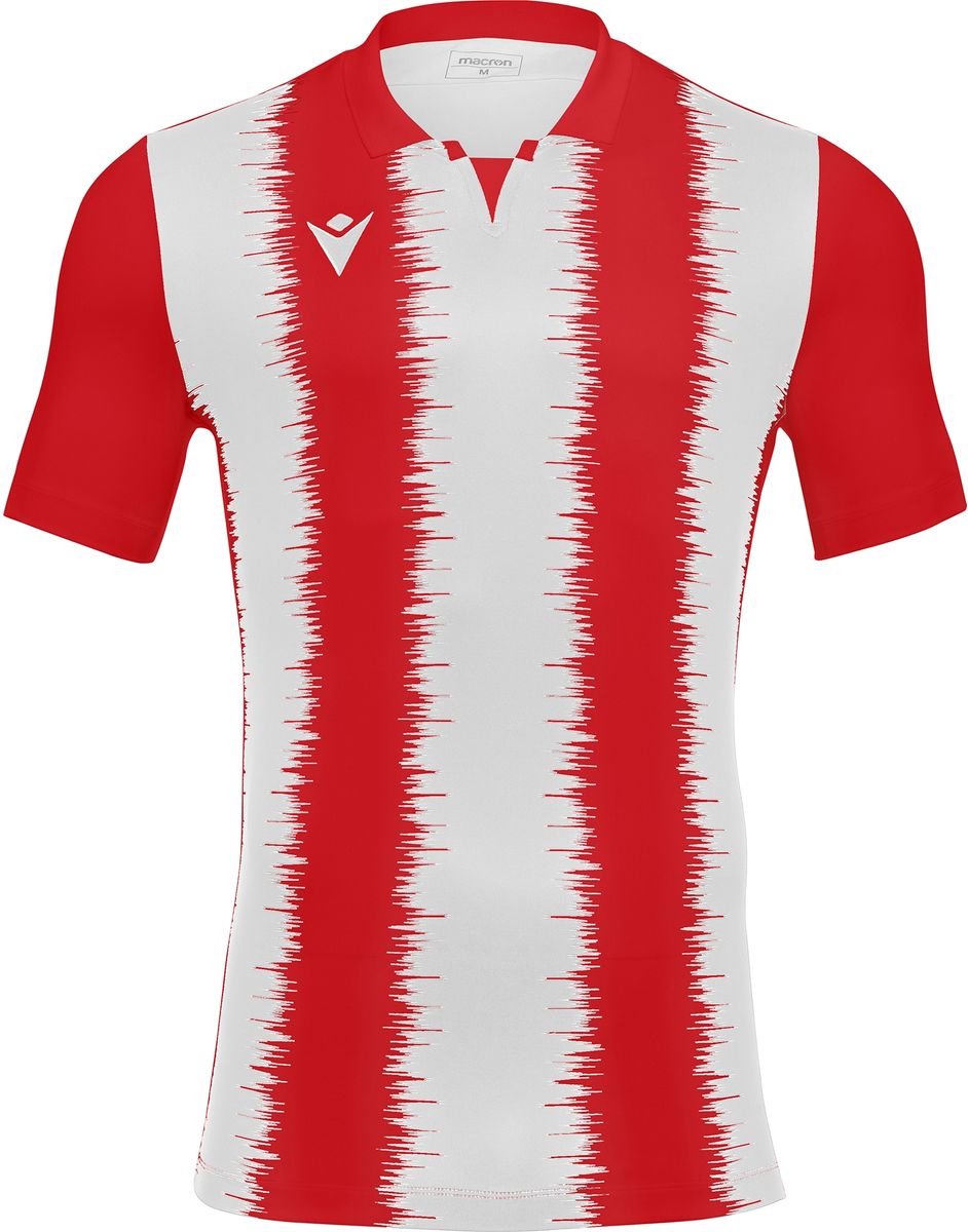 Macron Miram Shirt Korte Mouw Heren - Rood / Wit | Maat: XL