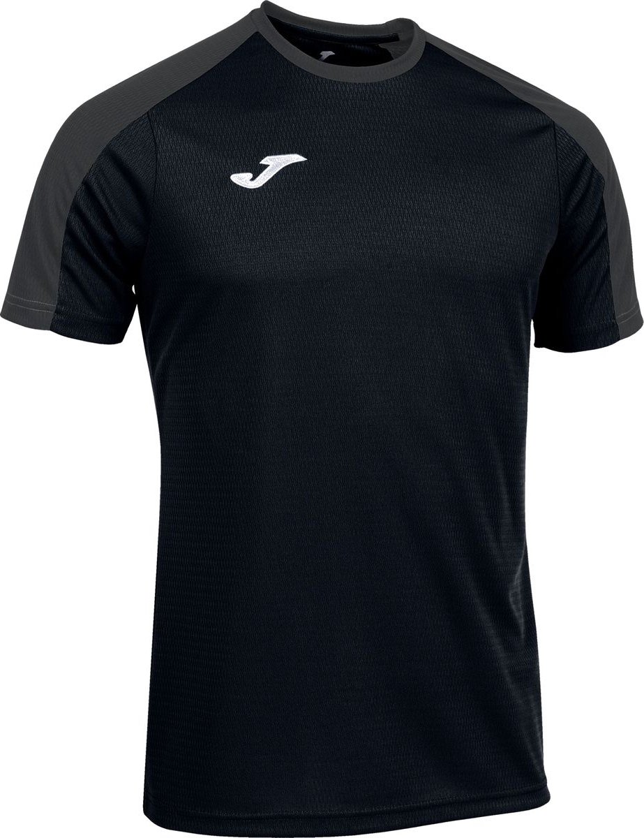 Joma Eco-Championship Shirt Korte Mouw Heren - Zwart / Antraciet | Maat: M
