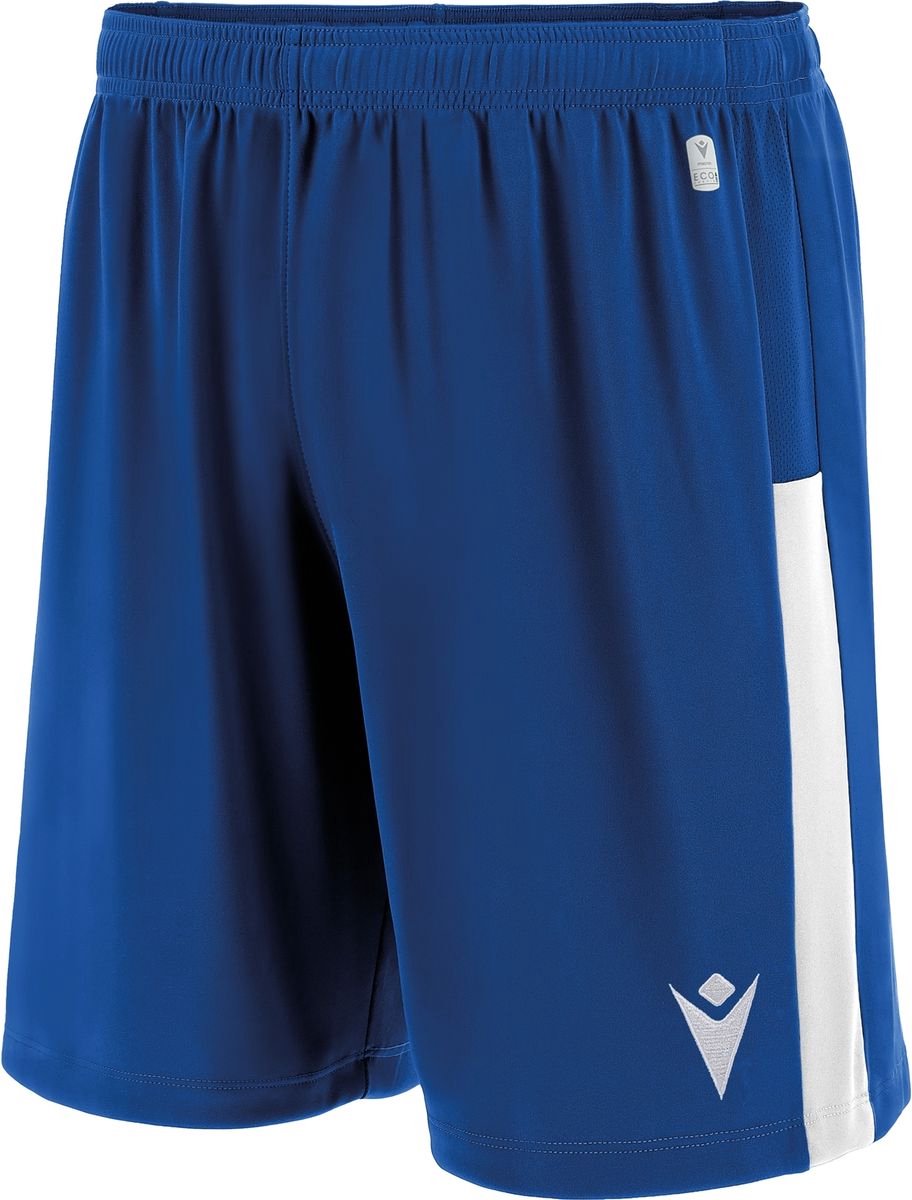 Macron Skara Short Kinderen - Royal / Wit | Maat: 128