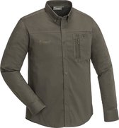 Tiveden Insect-Stop Shirt - Dark Olive / Suede Brown