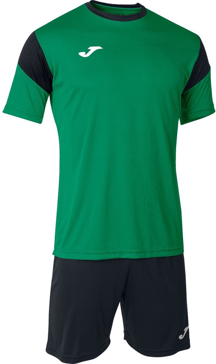 Joma Phoenix Voetbalset Korte Mouw Kinderen - Groen / Zwart | Maat: 116
