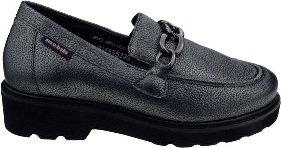 Mephisto Orla - dames moccasin - grijs - maat 39 (EU) 6 (UK)