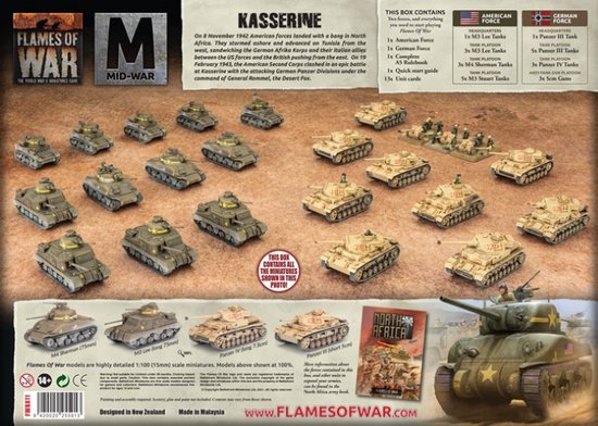 Thumbnail van een extra afbeelding van het spel Kasserine: Complete World War II Starter Set