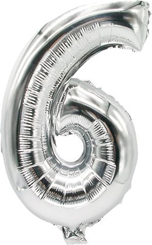 Papstar 86836, Speelgoed ballon, Polyethyleentereftalaat (PET), Zilver, Aantal, 200 mm, 350 mm