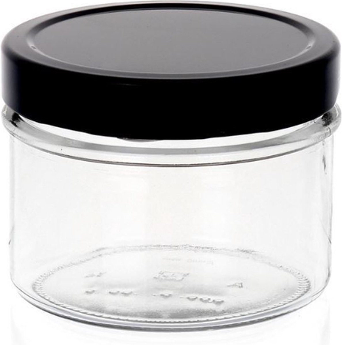 Ornina - Luxe 262ml ronde potjes van glas - sieraad potjes