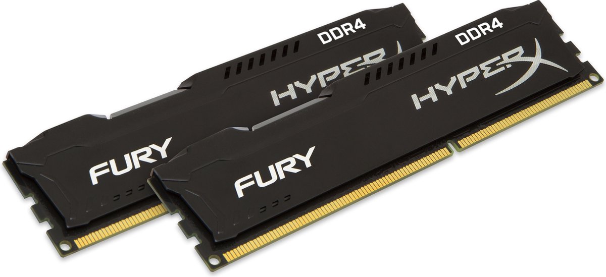 HyperX Fury DDR4 16GB 2400MHz メモリー HyperX FURY DDR4 Memory Kit Black - 16GB (2x8GB) - 2400MHz CL15