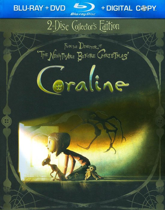 Coraline 2-disc Collector's Edition Blu-ray (2D & 3D) + DVD | DVD | bol