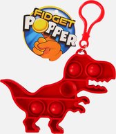 Fidget Toys - Pop it sleutelhanger - Dinosaurus - schoencadeautjes sinterklaas
