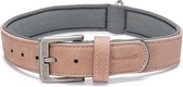 Beeztees Balacron Ax - Honden Halsband - Kunstleer - Roze - Nekomvang van-tot x breedte: 43-53 cm x 25 mm