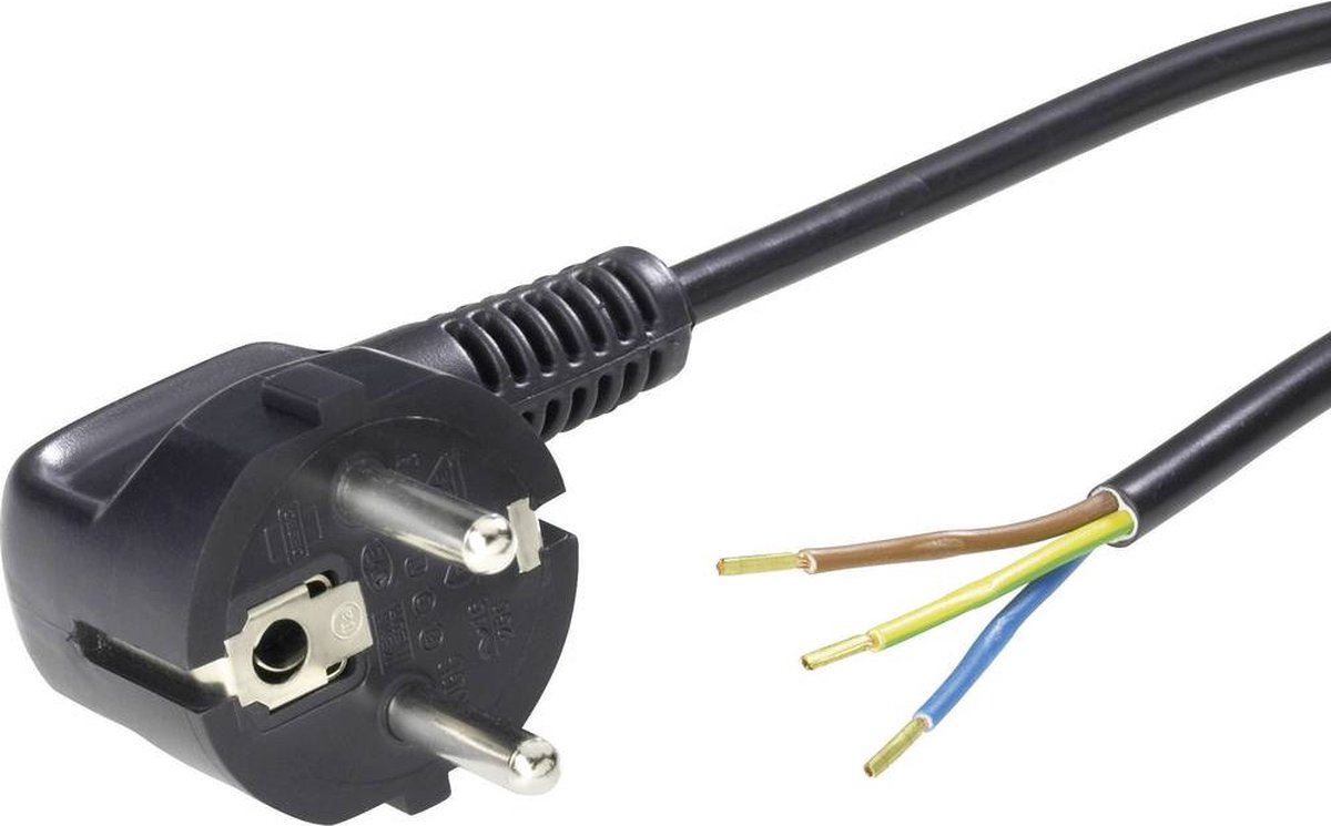 LAPP 70261150 Aansluitkabel Stroom Zwart 3.00 m