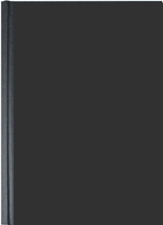 Peleman - Couverture rigide thermique A4 Portrait - noir - 340 feuilles