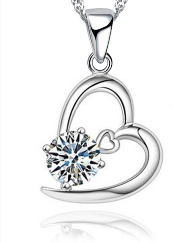Aka Gioielli® - Ketting met levensboomhanger 925 zilver, mod. Kleine groei, cadeau voor vrouw en meisje