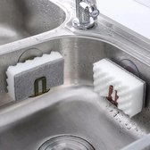 Évier à ventouse de Cuisine - Support de rangement pour éponge - Rack -savon de comptoir - Rack Organisateur d' Accessoires de vêtements pour bébé de salle de bain
