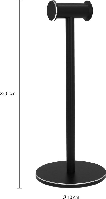 Koptelefoon standaard - Headset Houder - Zwart