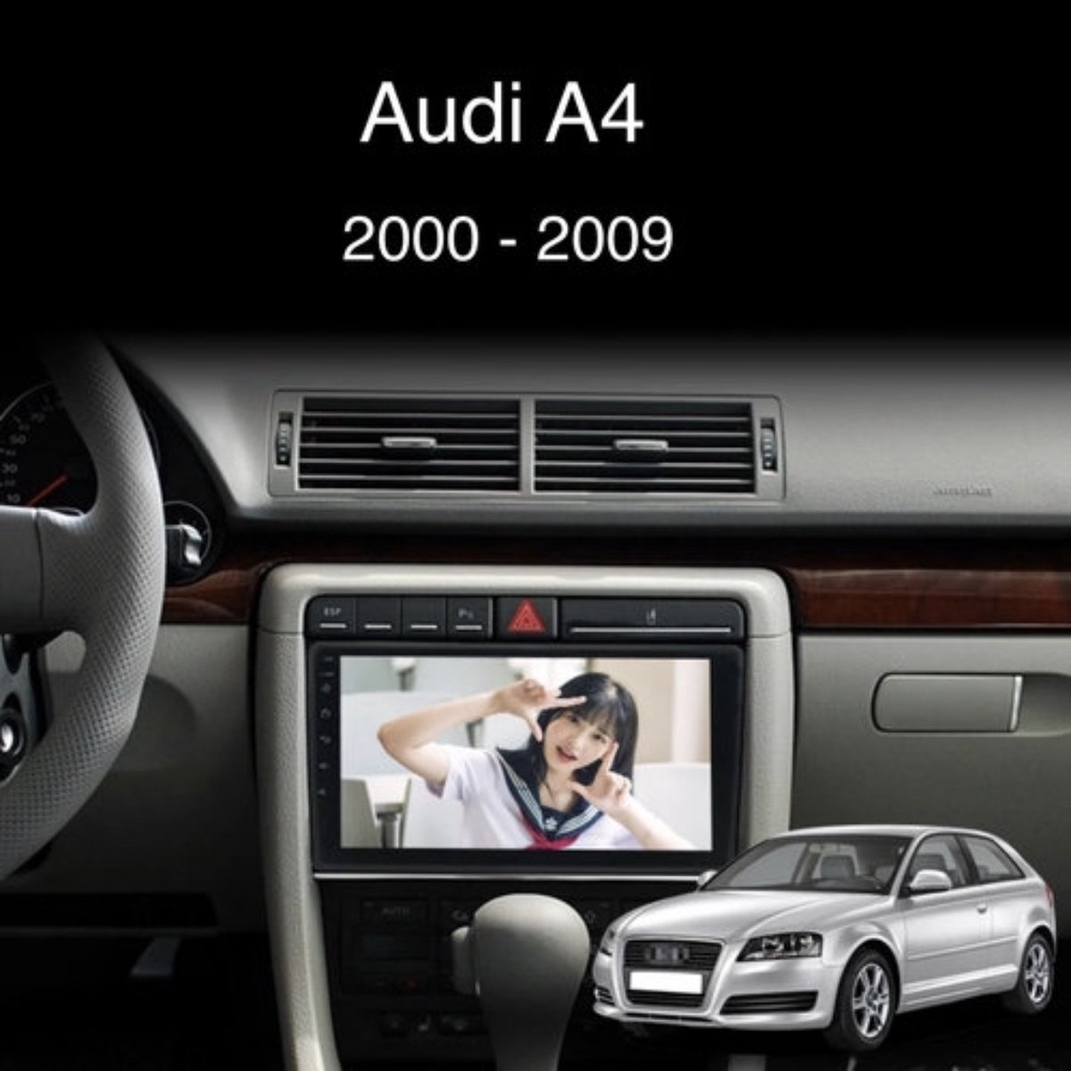 Autoradio navigation Audi A4 B6 B7 - Bluetooth, Aux et USB, Audi S4 RS4, Siège Exeo