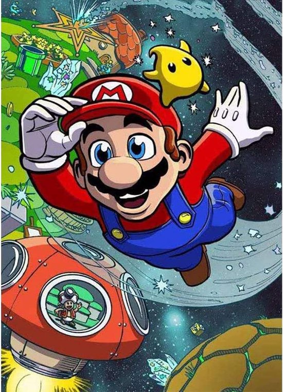 DIAMOND PAINTING Mario (30 X 40 CM)