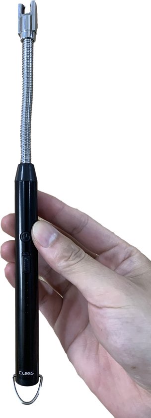 Cless - elektrische aansteker – USB oplaadbaar - zwart – fornuis – plasma aansteker – lange flexibele aansteker - Cless