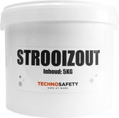 Strooizout in afsluitbare Emmer - Strooizout 5KG