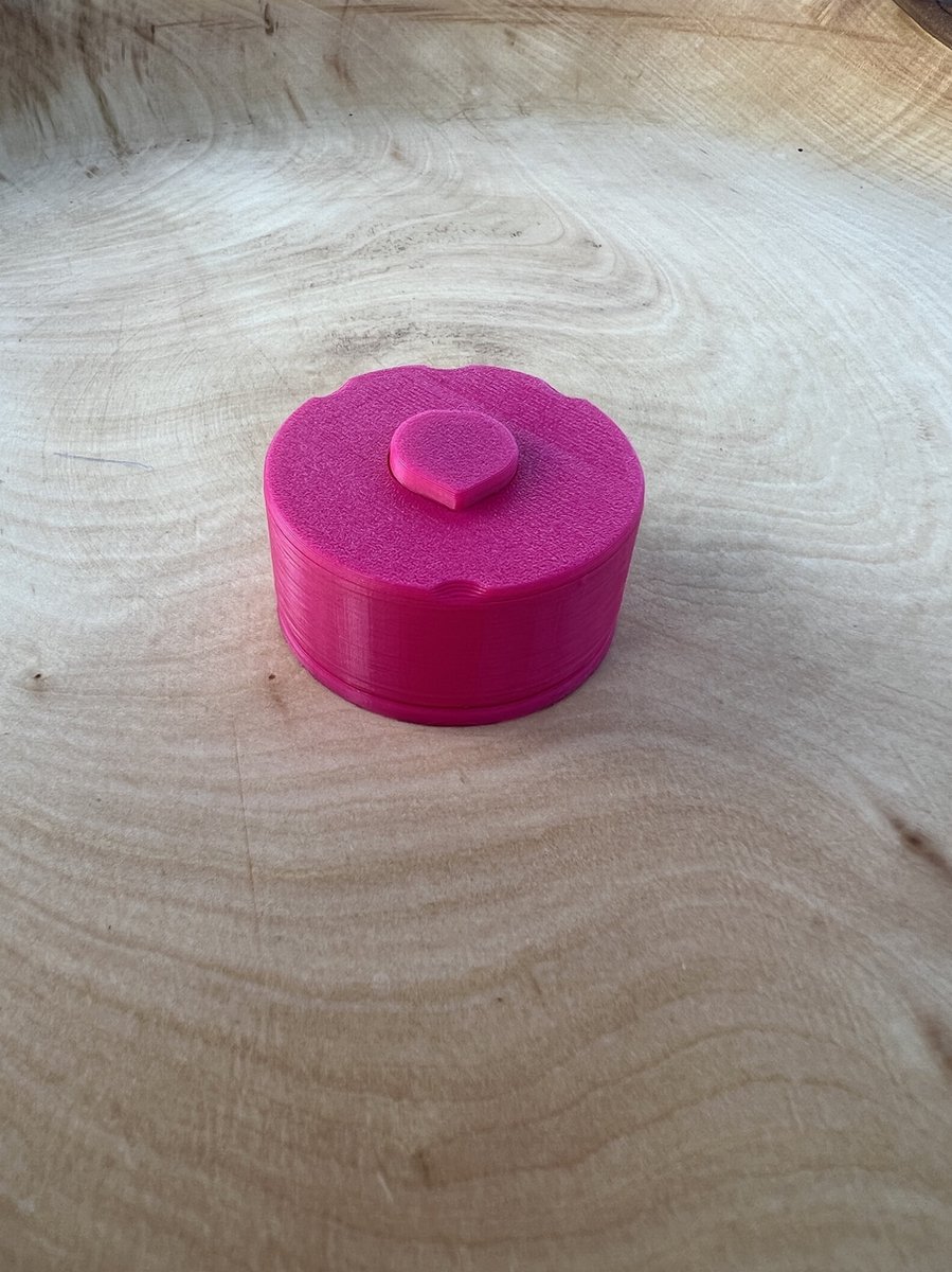 TasteDrops - aroma pod case houder - te gebruiken voor het opbergen van Air up pods - roze zonder logo - geschikt voor Air up drinkfles pods - magnetisch stapelbaar -