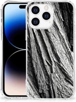 Telefoonhoesje met Naam Geschikt voor Apple iPhone 14 Pro Max Telefoonhoesje met doorzichtige rand Boomschors