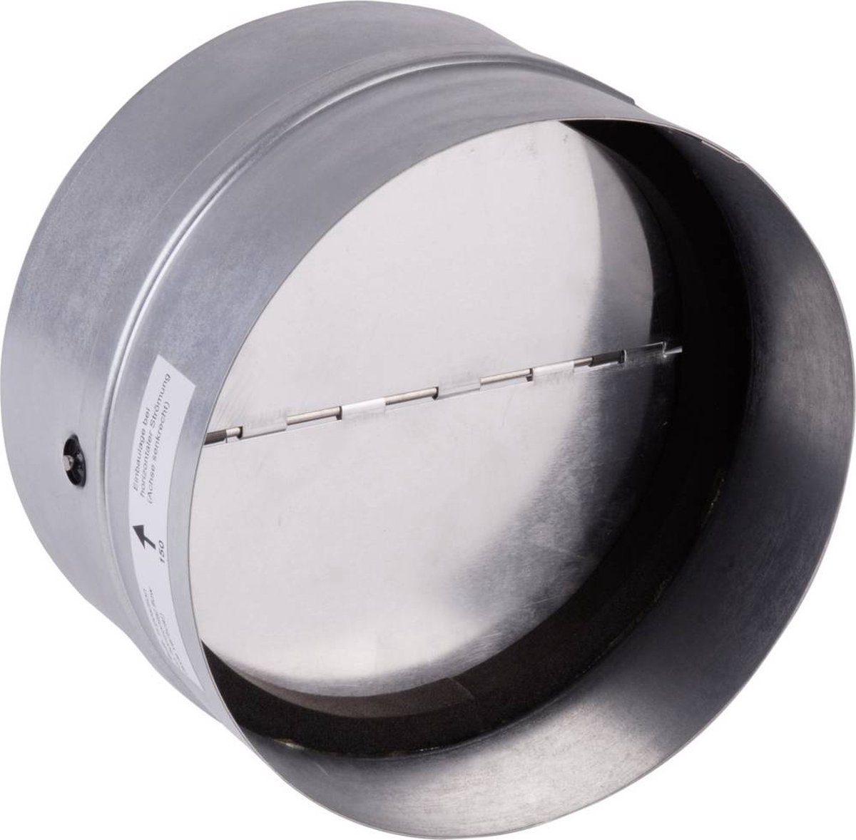 Wallair N35981 Luchtvergrendelingsklep met afdichtrubber Geschikt voor buisdiameter: 10 cm Verzinkt