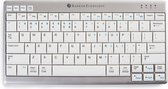 BakkerElkhuizen ultraBoard 950 draadloos toetsenbord - ergonomische - bluetooth - QWERTY - amerikaans engels - grijs/wit
