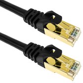 BeMatik - Ethernet-netwerkkabel 20 meter LAN SFTP RJ45 Cat.7 zwart