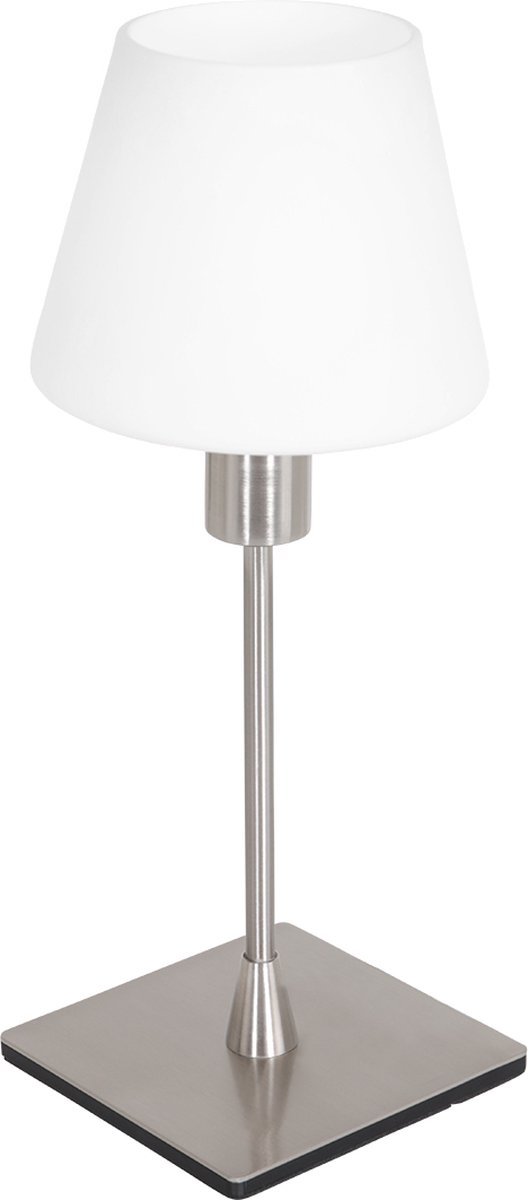 Tafellamp - Bussandri Limited - Modern - Glas - Modern - E14 - L: 12cm - Voor Binnen - Woonkamer - Eetkamer - Zilver