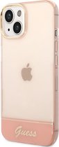Guess Translucent Back Case - Geschikt voor Apple iPhone 14 (6.1") - Roze