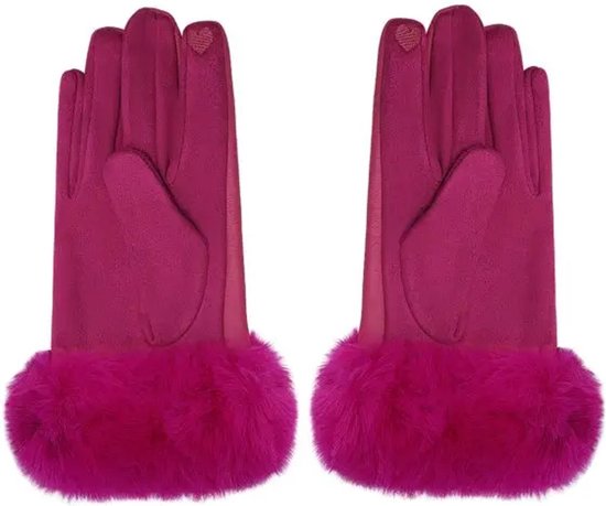 Handschoenen faux fur riem | België