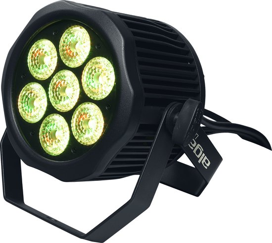 IP PAR 725 HEX Algam Lighting   Projecteur LED extérieur IP65 7x25W RGBWA UV pro