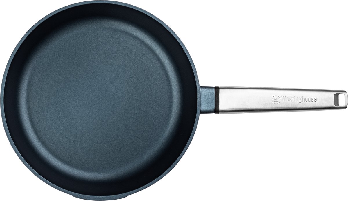 Westinghouse Performance 8-delige Pannenset – Koekenpannen + Braadpannen + Hapjespan + Wokpan + Grillpan + Steelpan – Inductie – Blauw – foto 2