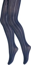 Collants - Filles - Ajour - Bleu Marine - Taille 116/128