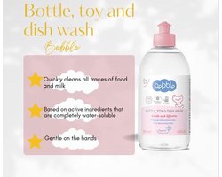 Bocioland Bebble - Reinigingsvloeistof - 500 ml - Zacht Voor Huid - Kleurenloos