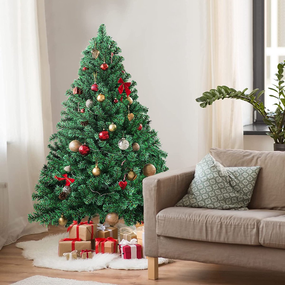 Kunstkerstboom – Premium kwaliteit - realistische kerstboom – duurzaam ‎105 x 105 x 180 cm;