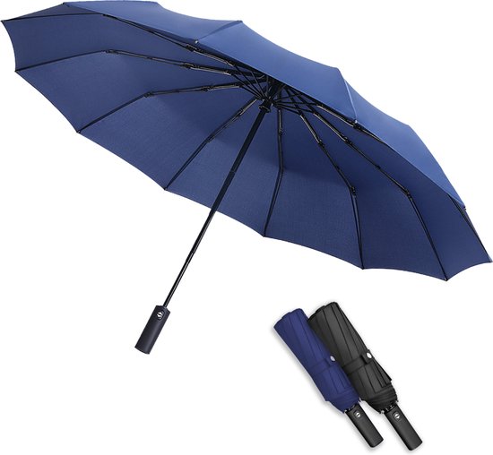 Eerder ethiek verwennen Famson Stormparaplu opvouwbaar - Paraplu - Automatische Stormparaplu -  Windproof - 10... | bol.com