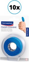 Paquet à prix réduit - Hansaplast Bandage auto-adhésif pour les doigts - 5m x 2,5 cm - 10 pièces