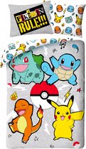 Pokémon Housse de couette Pokemon Rules 140 X 200 Cm (70 X 90 Cm)