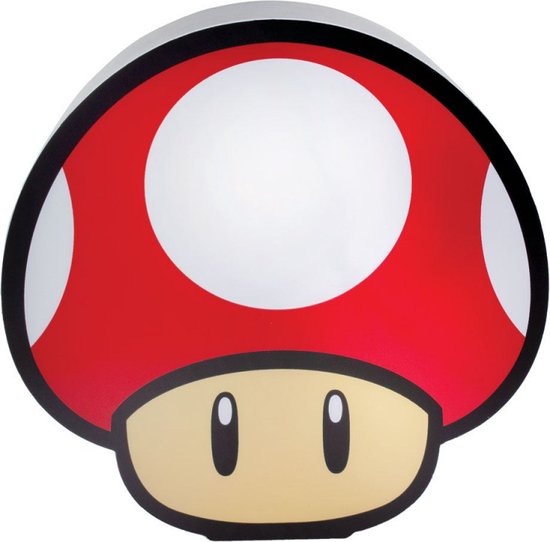 Super Mario - Super Mushroom - Box Nachtlamp