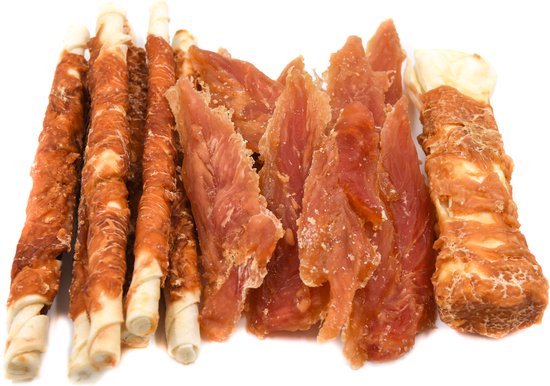 YOEKL Honden Snackbox Kip Grote Hond - Hondensnacks - Hondensnoepjes - Hondensnacks Gedroogd - Hondensnacks Kauwbot -.
